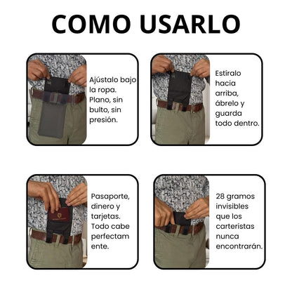 Bolsillo Anti Robo | Oculto