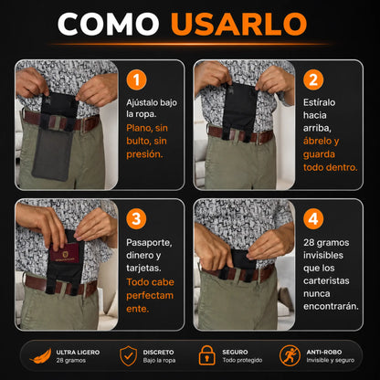 Bolsillo Anti Robo | Viaja sin pensar en tus bolsillos